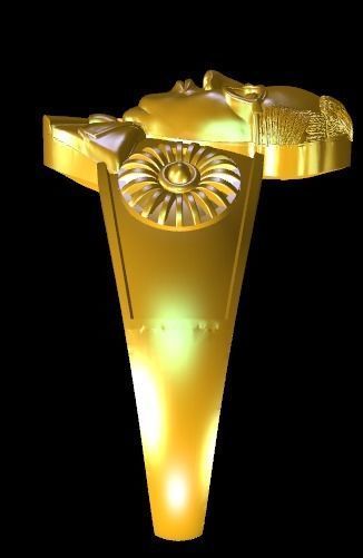 Dr babasaheb 3d ring 3D print model_2