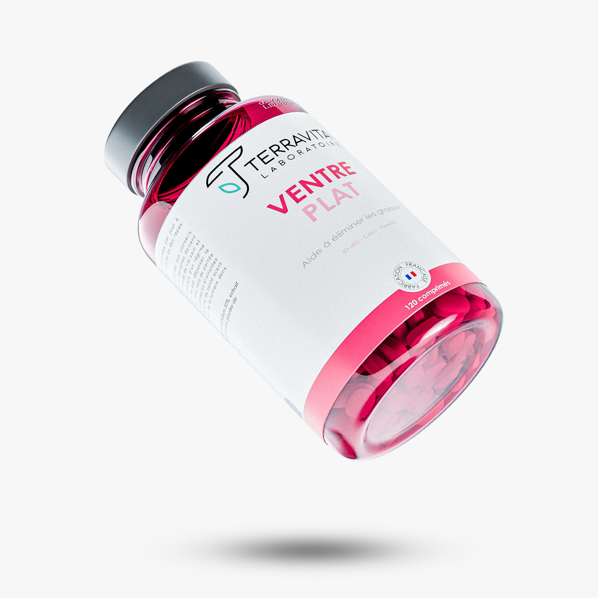 Pills Bottle Medical Container Low-poly 3D model_1