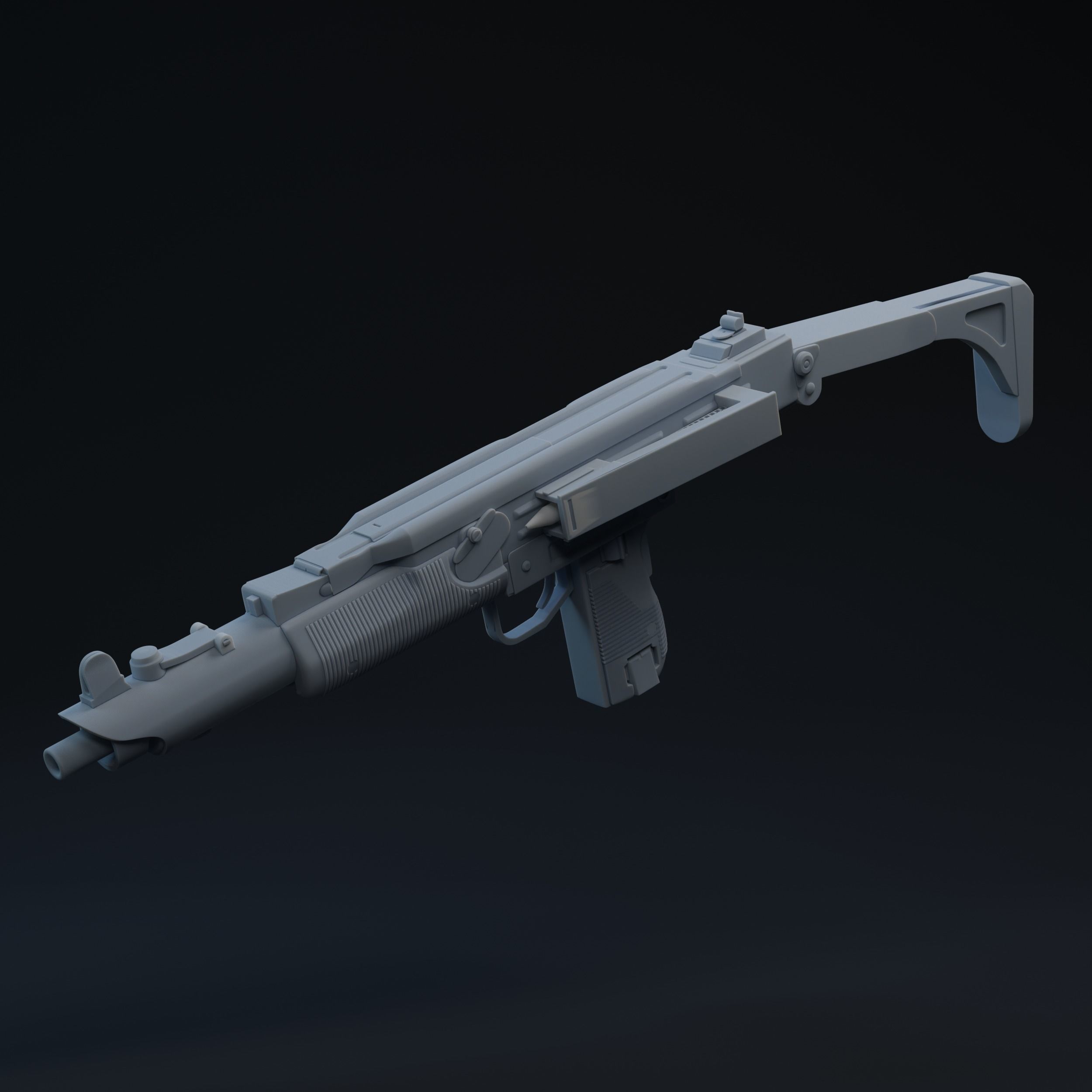 Boba Supertrooper One-Twelfth Scale 3D Print Kit 3D print model_1