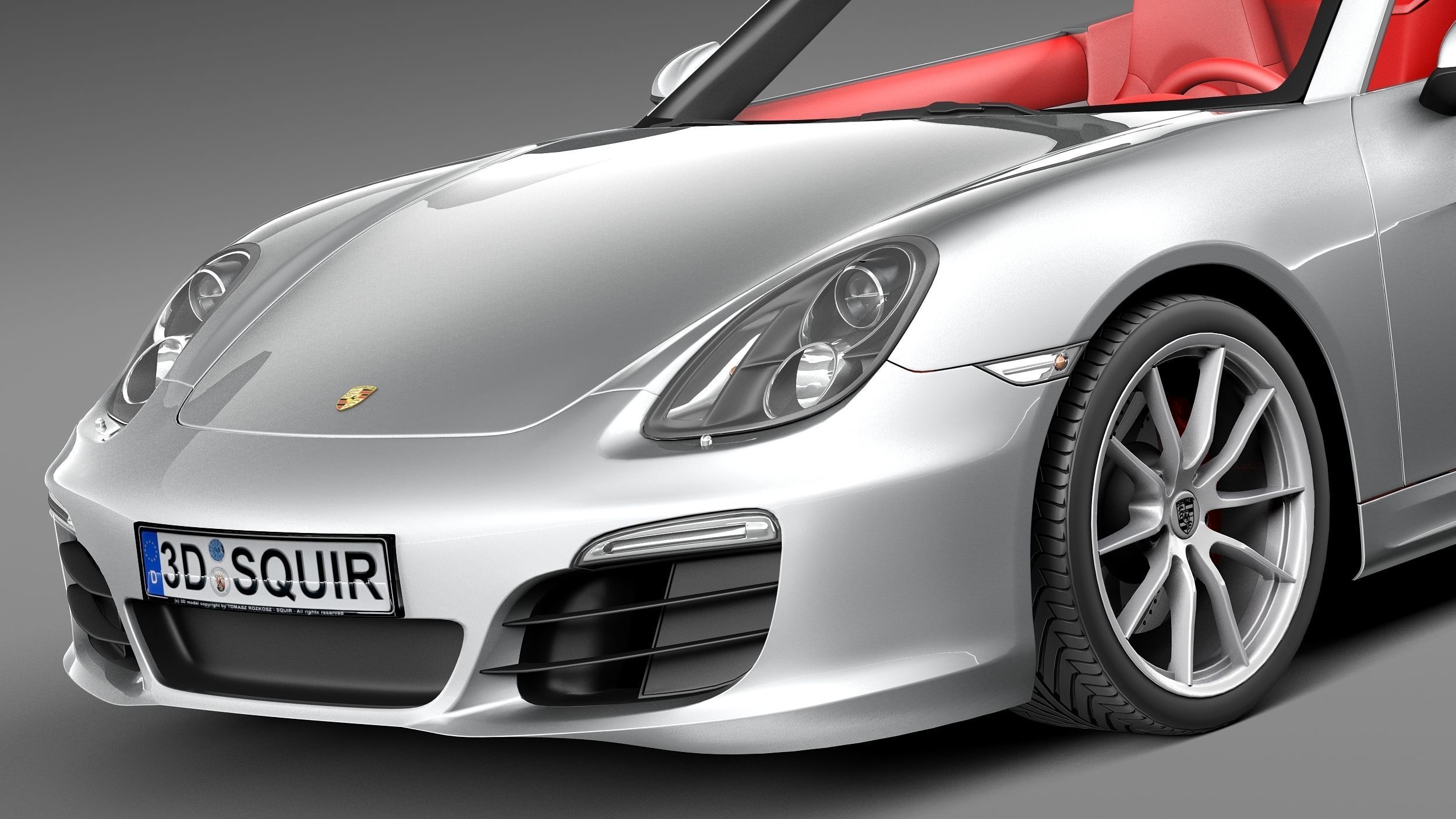 Porsche Boxster S 2013 3D model_2