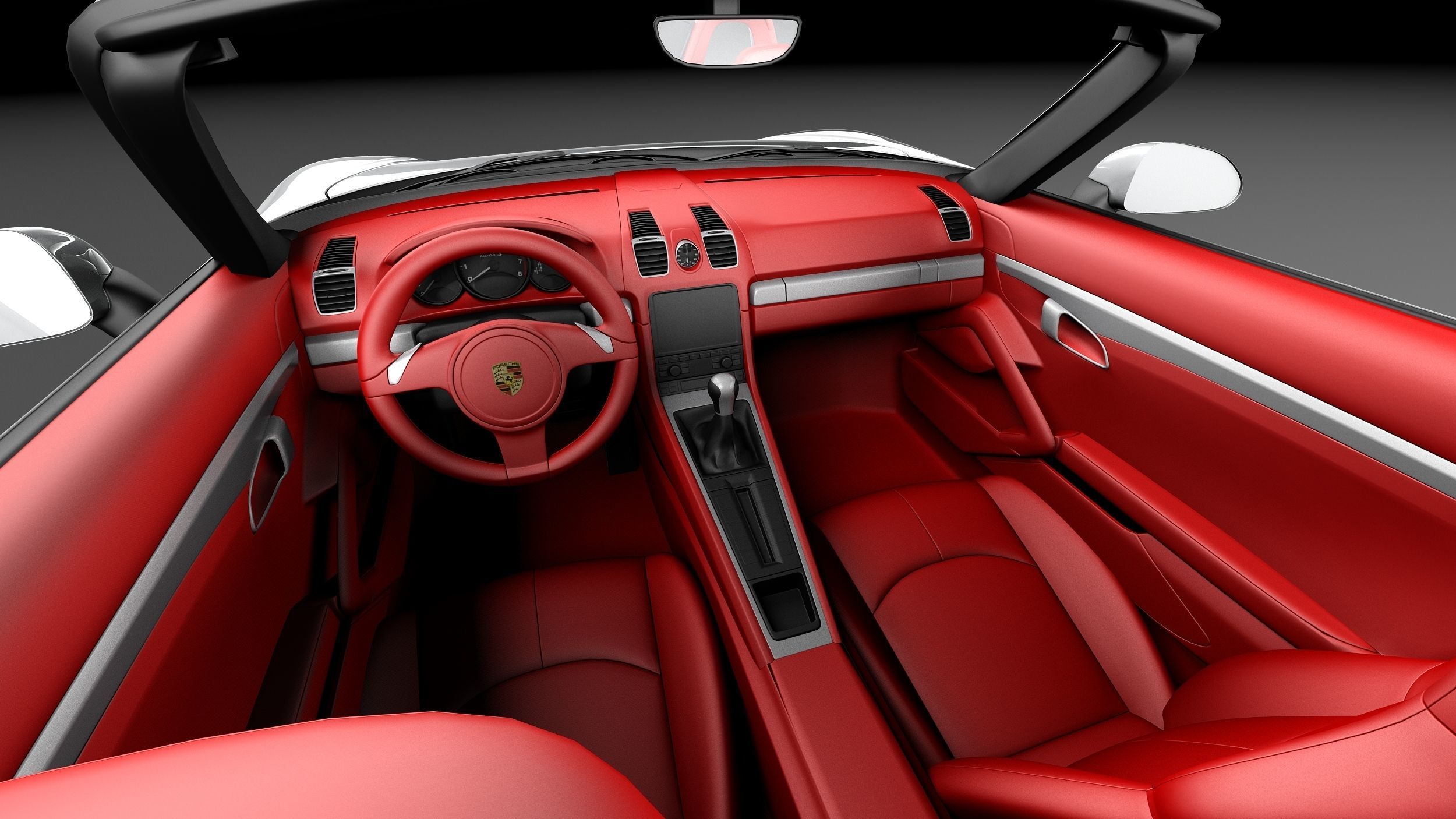 Porsche Boxster S 2013 3D model_16