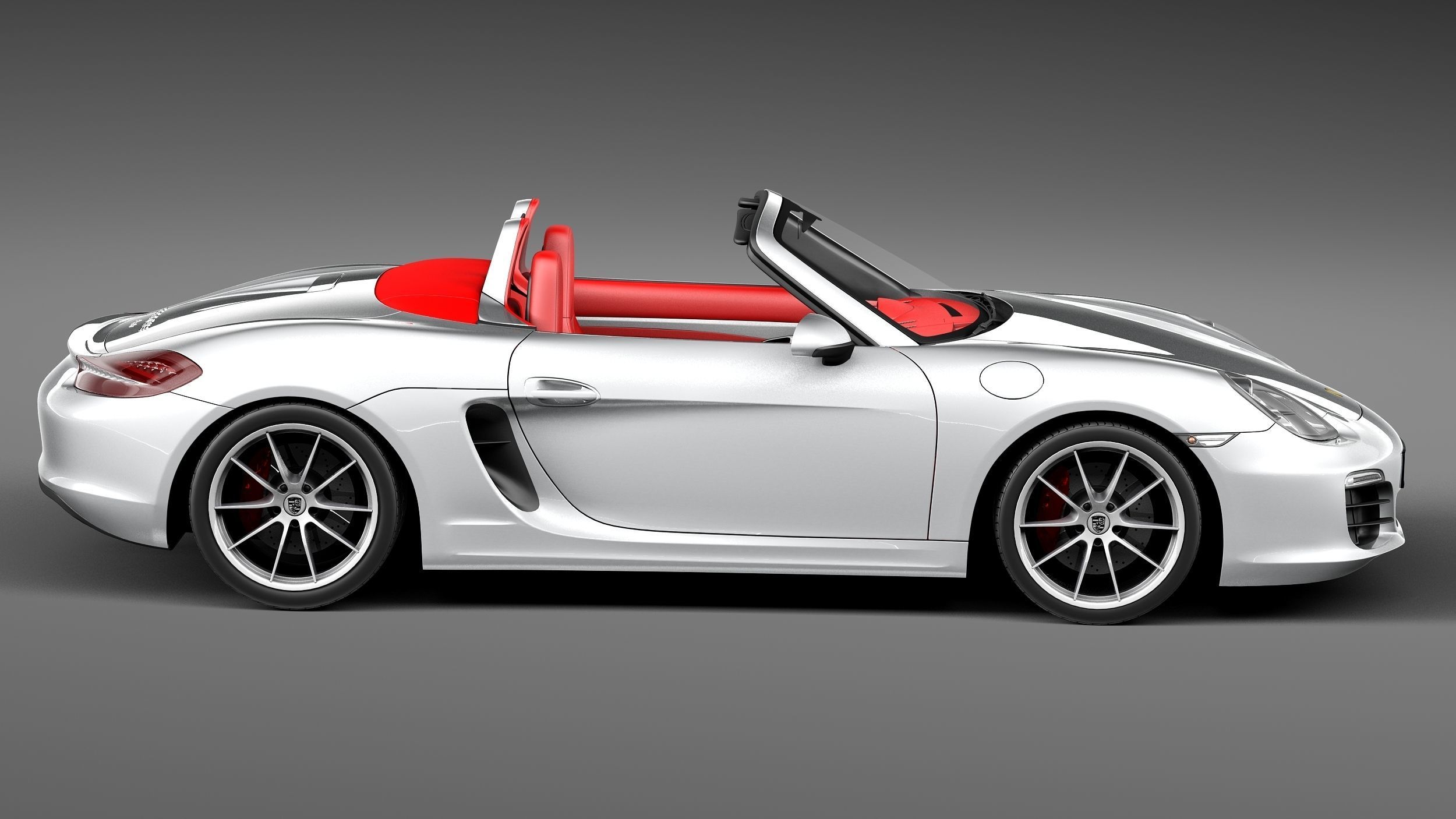 Porsche Boxster S 2013 3D model_6