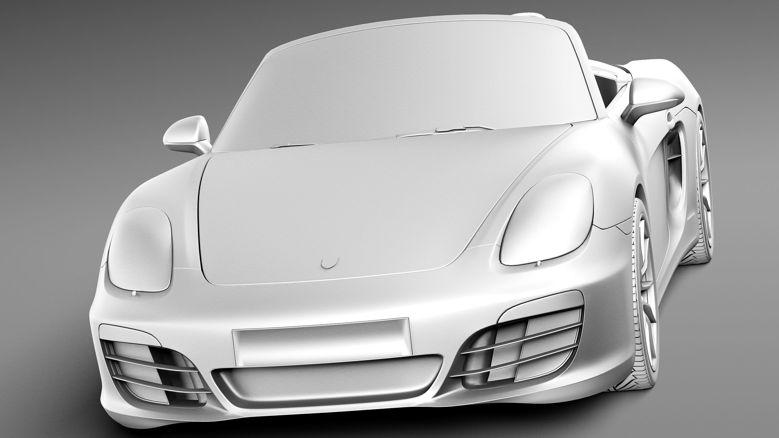 Porsche Boxster S 2013 3D model_9