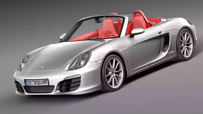 Porsche Boxster S 2013 3D model