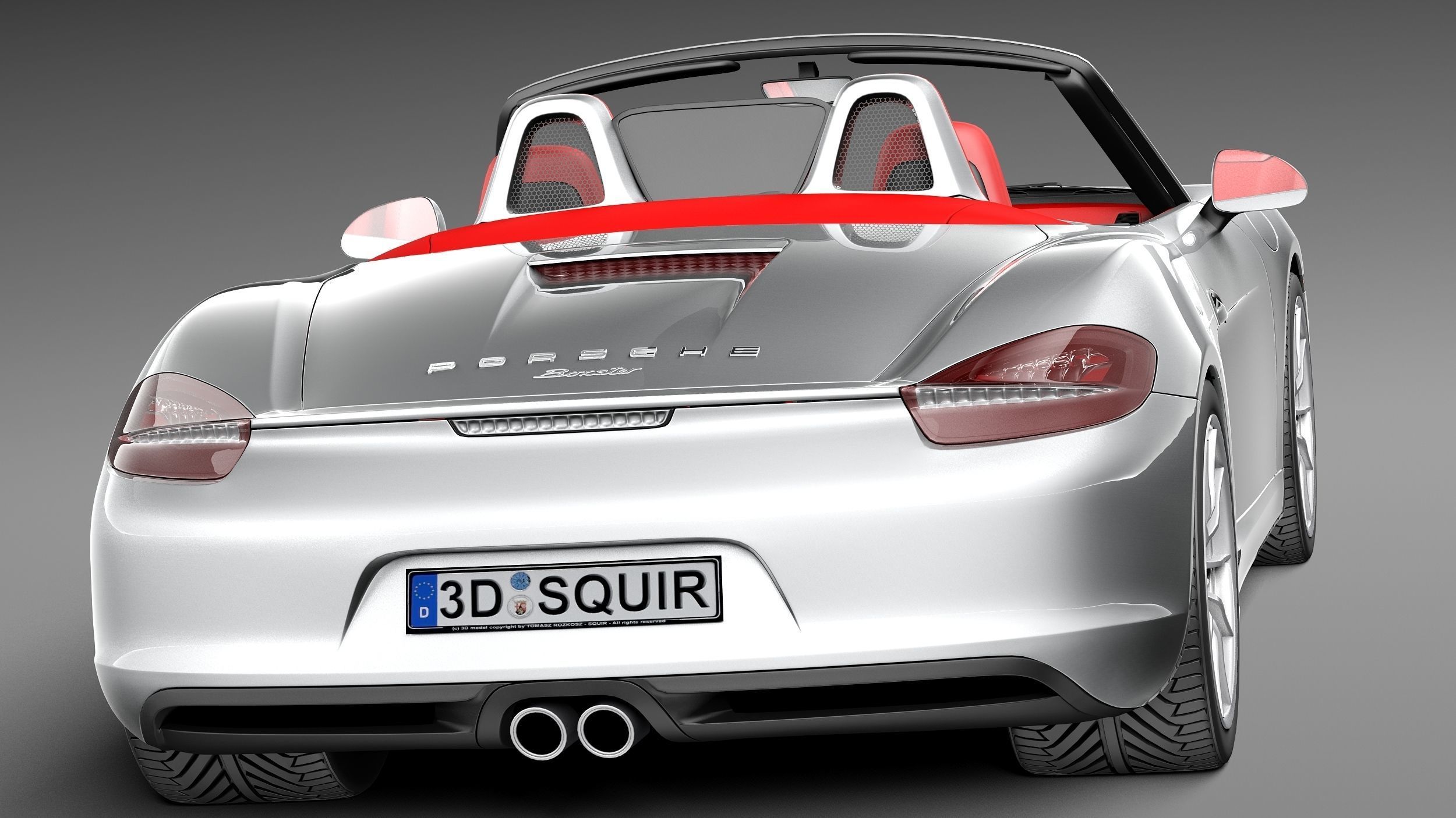 Porsche Boxster S 2013 3D model_5