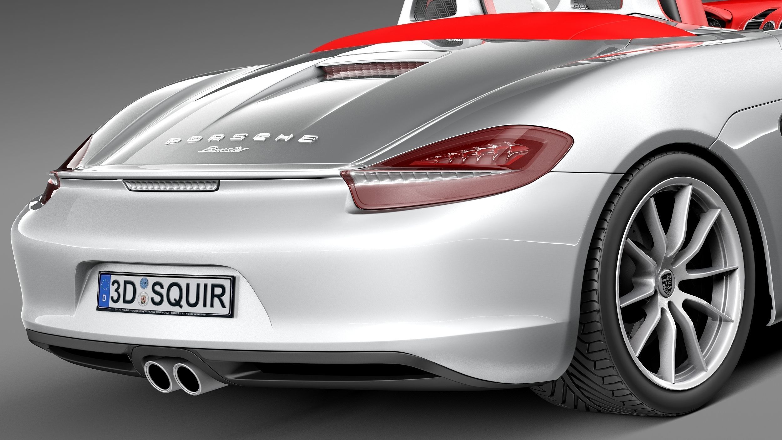 Porsche Boxster S 2013 3D model_3