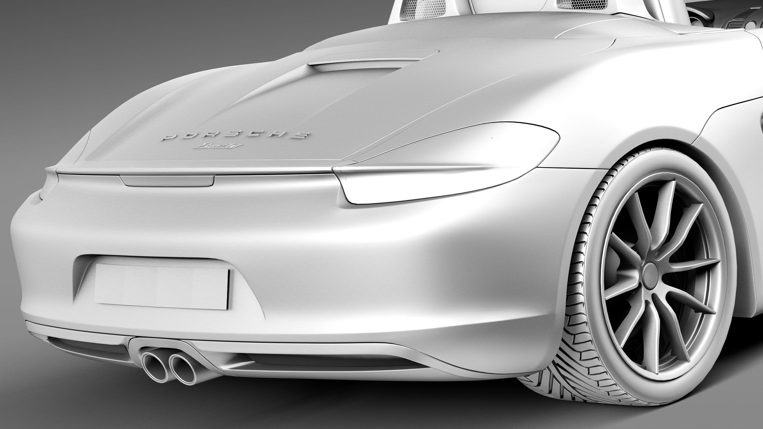Porsche Boxster S 2013 3D model_11