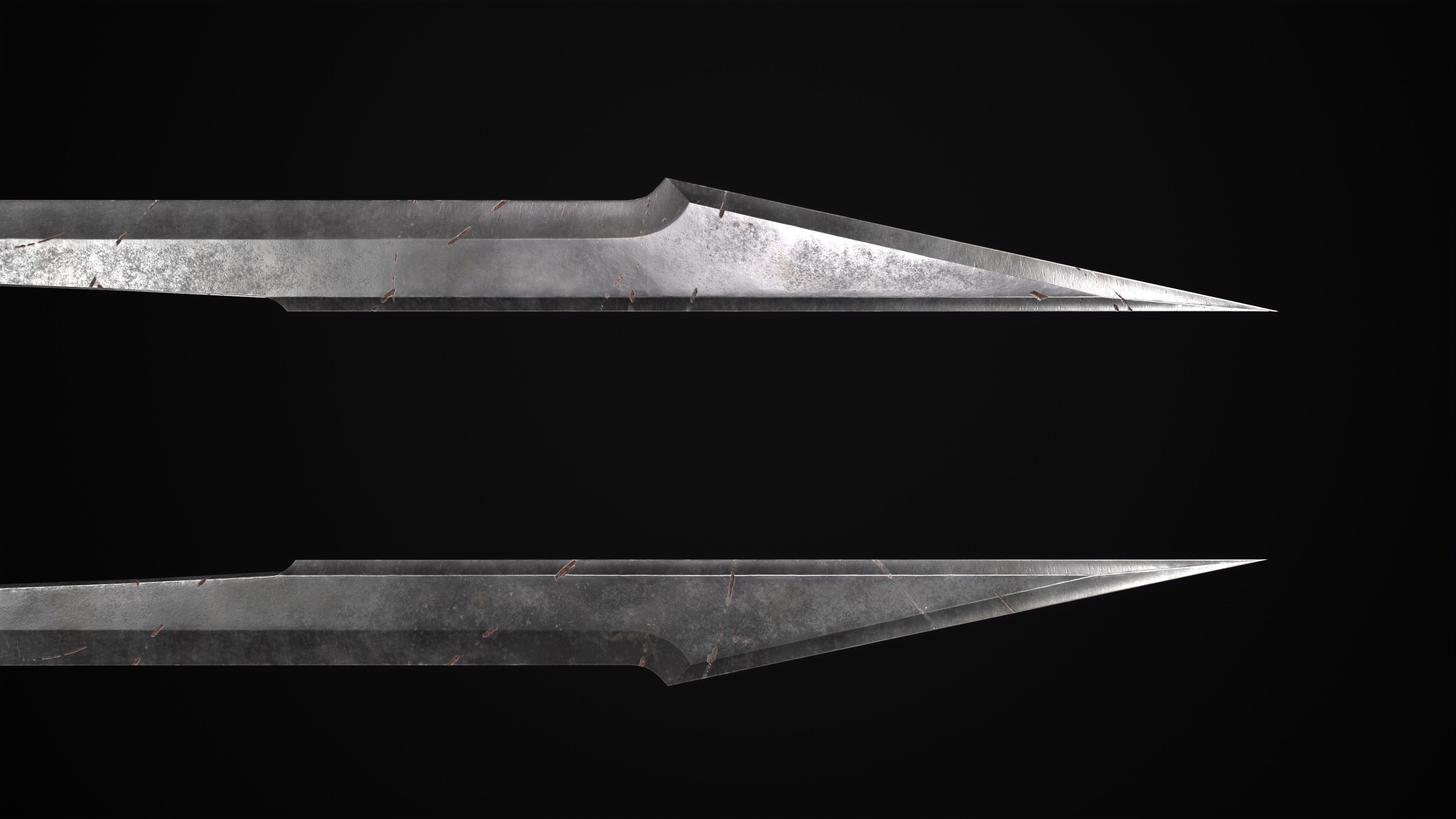 Fantazy Sword Melee Weapon Low-poly 3D model_8
