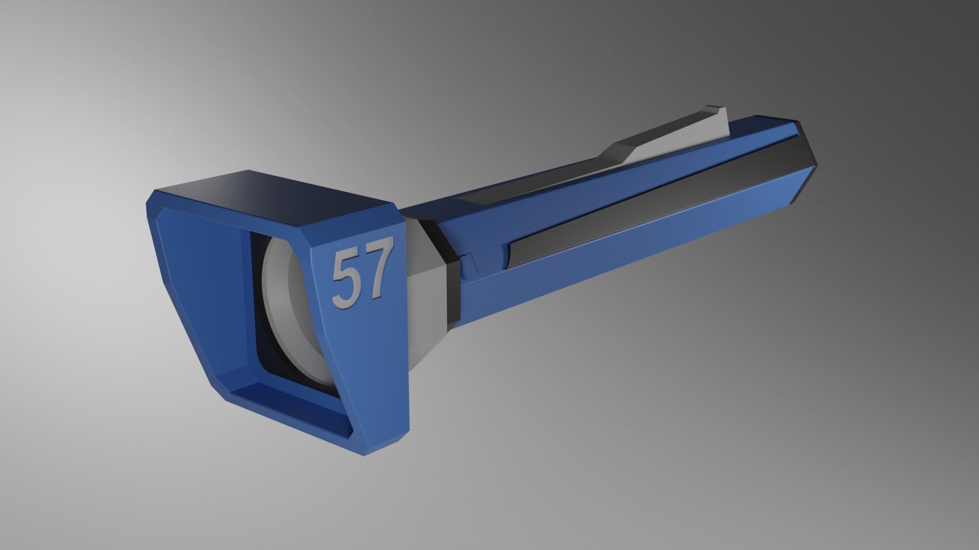 Disco Elysium flashlight 3D print model_1