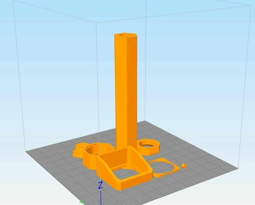 Disco Elysium flashlight 3D print model_3