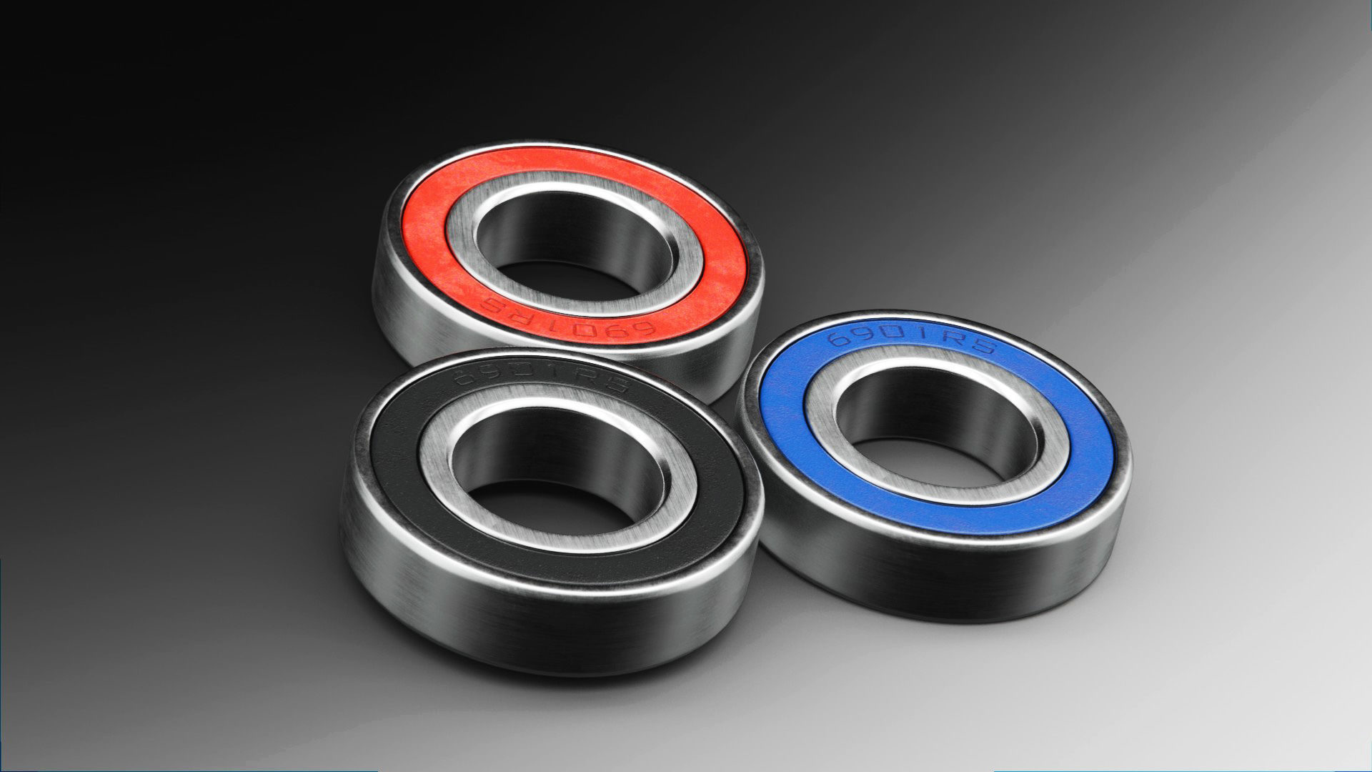 Cartridge 6901 Bearing pack Low-poly 3D model_10