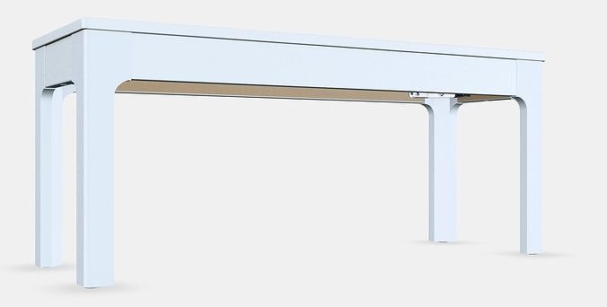 EKEDALEN Bench Low-poly 3D model