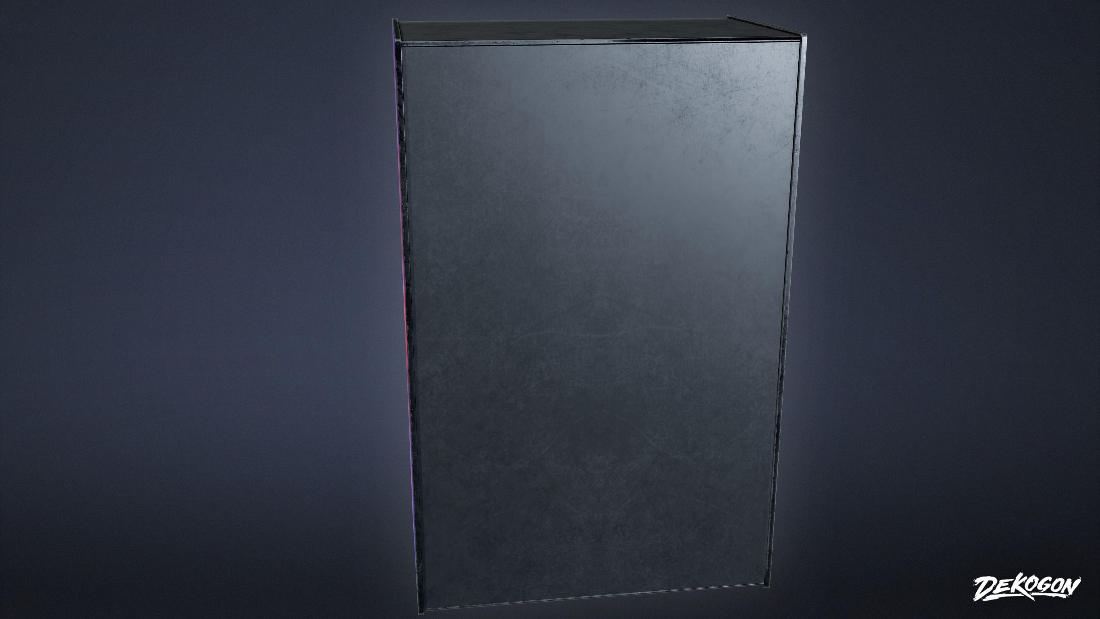 ARCADE - Arcade Cabinet 01 - LOW POLY Low-poly 3D model_4