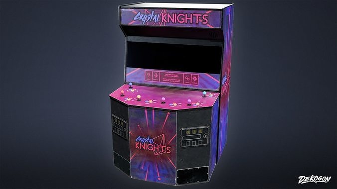 ARCADE - Arcade Cabinet 01 - LOW POLY Low-poly 3D model
