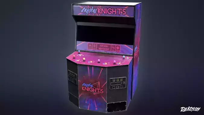 ARCADE - Arcade Cabinet 01 - LOW POLY