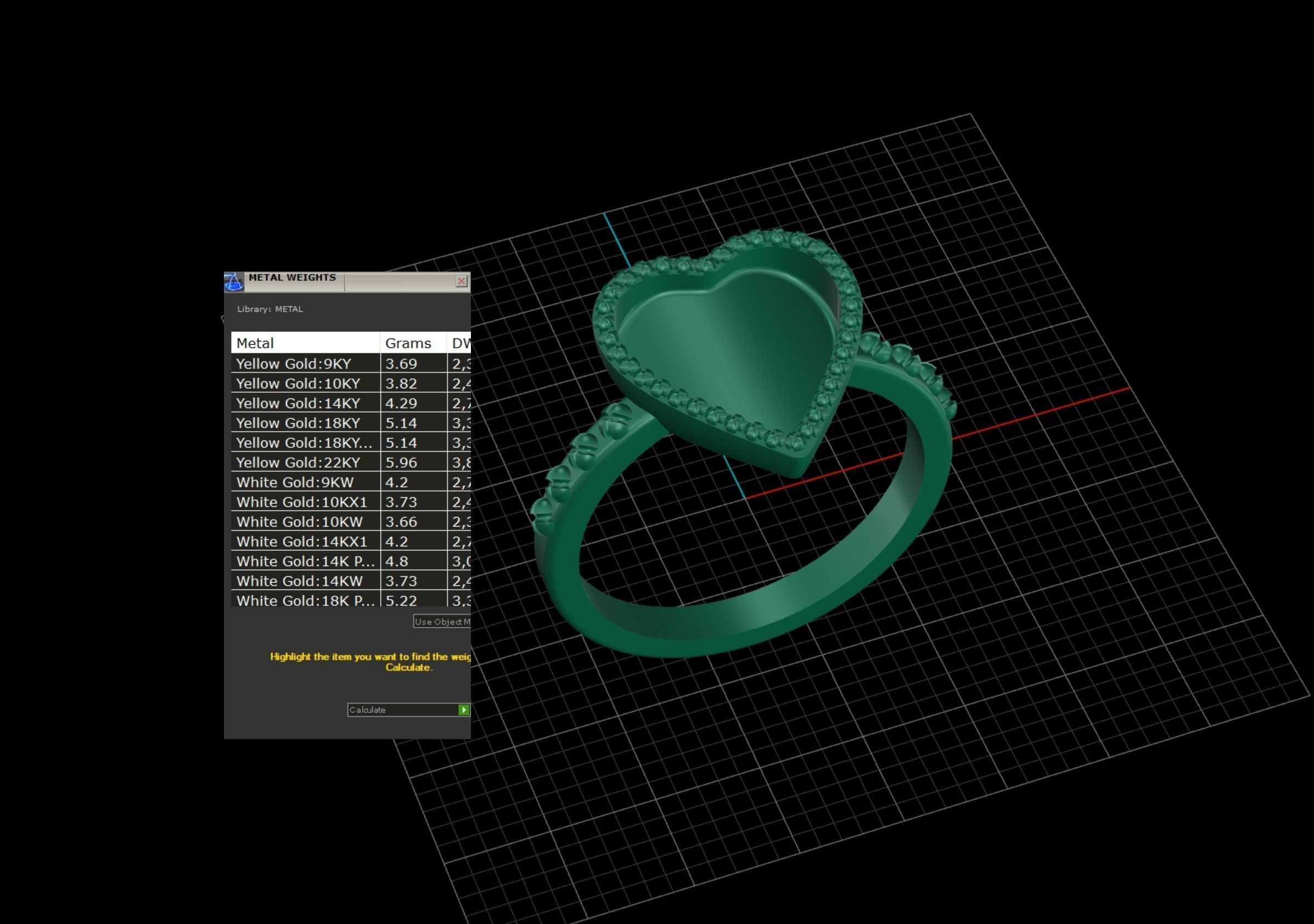 Heart Ring 3D print model_16