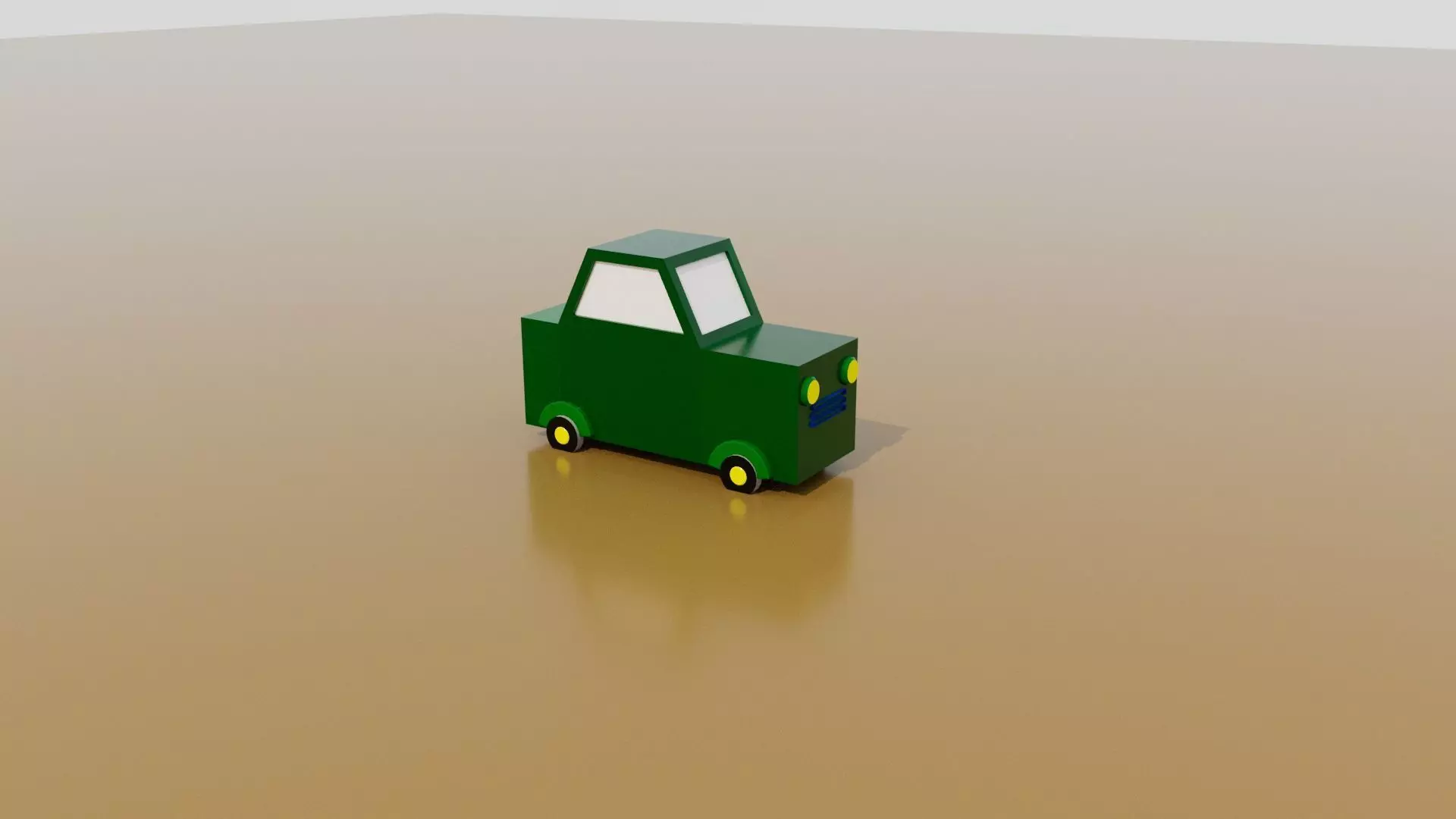 Low Poly Car Low-poly 3D model_0