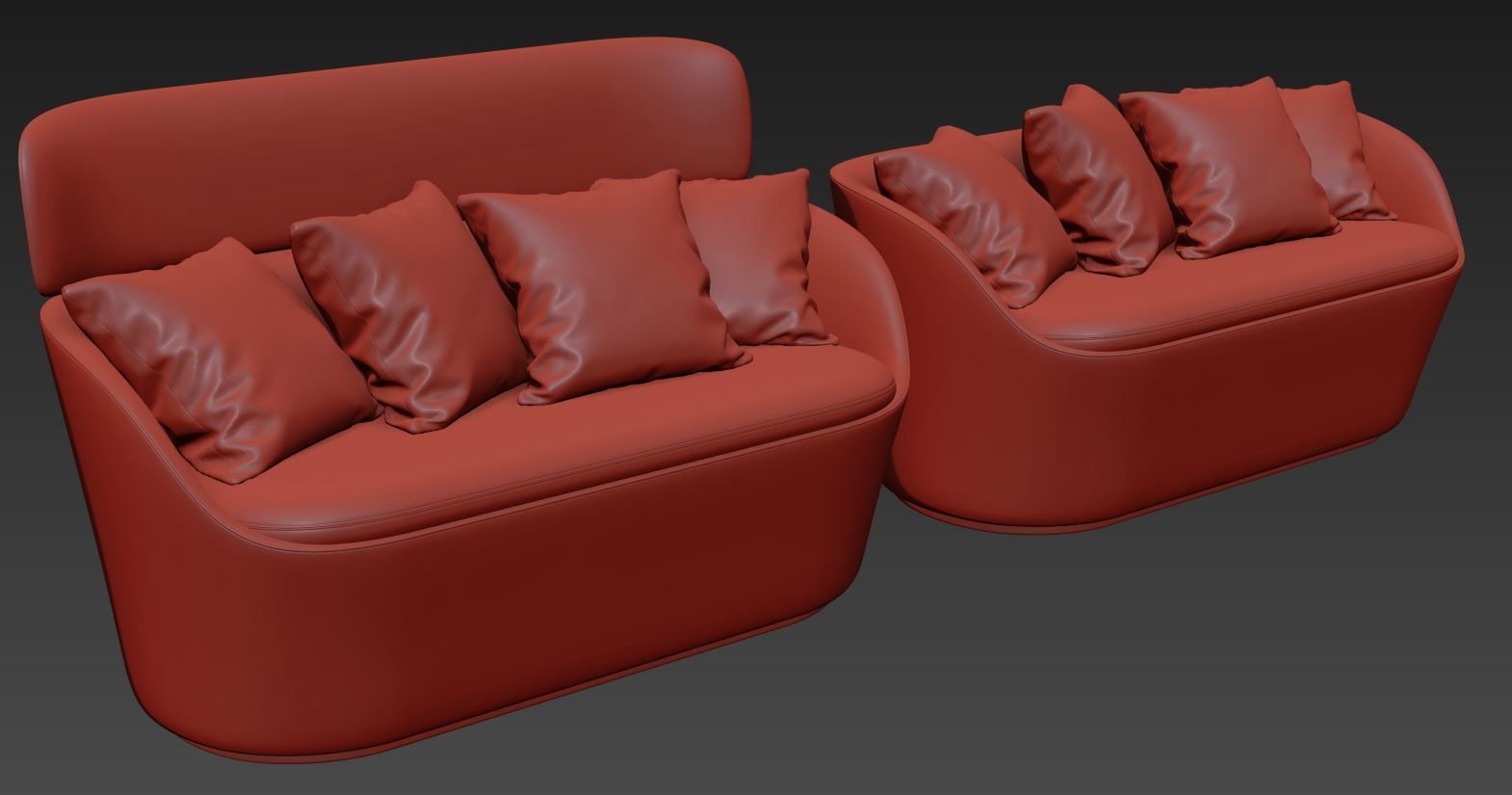 Radar Sofa By Sagal Group 3D model_8