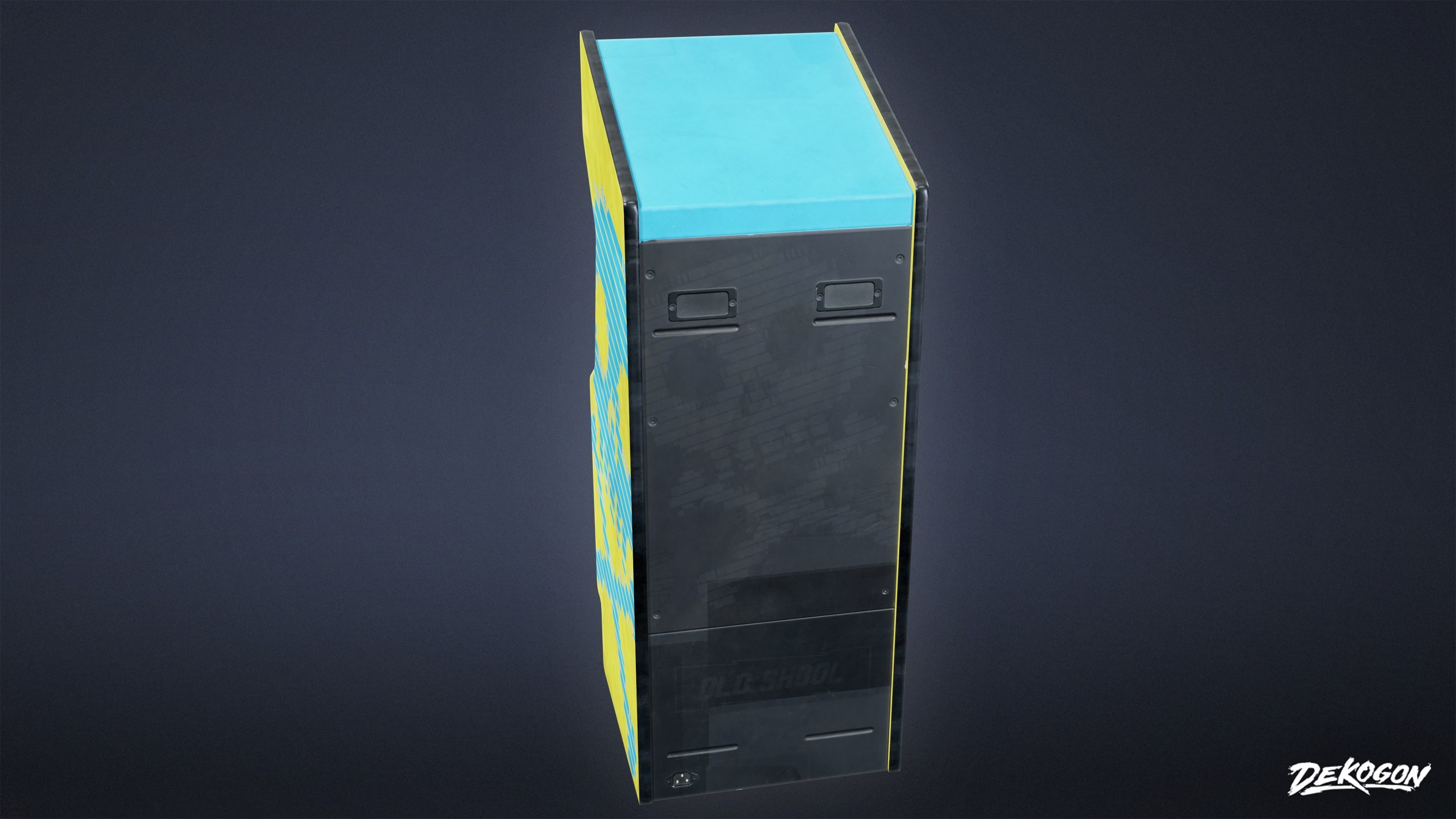 ARCADE - Arcade Cabinet 04 - LOW POLY Low-poly 3D model_4