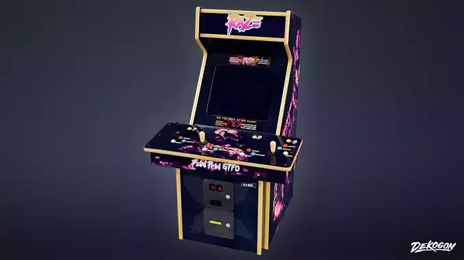 ARCADE - Arcade Cabinet 05 - LOW POLY