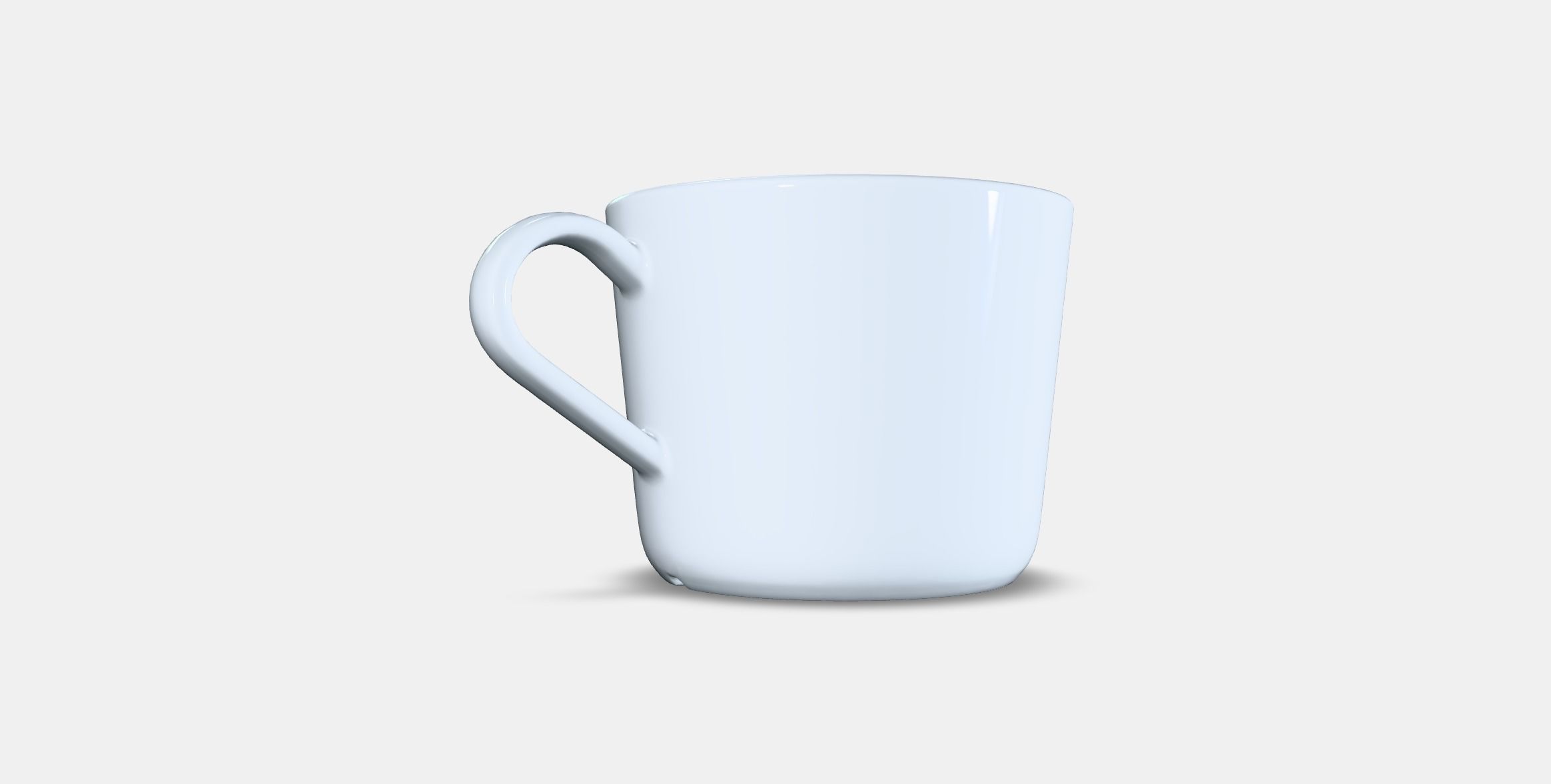 IKEA 365 Mug Low-poly 3D model_16