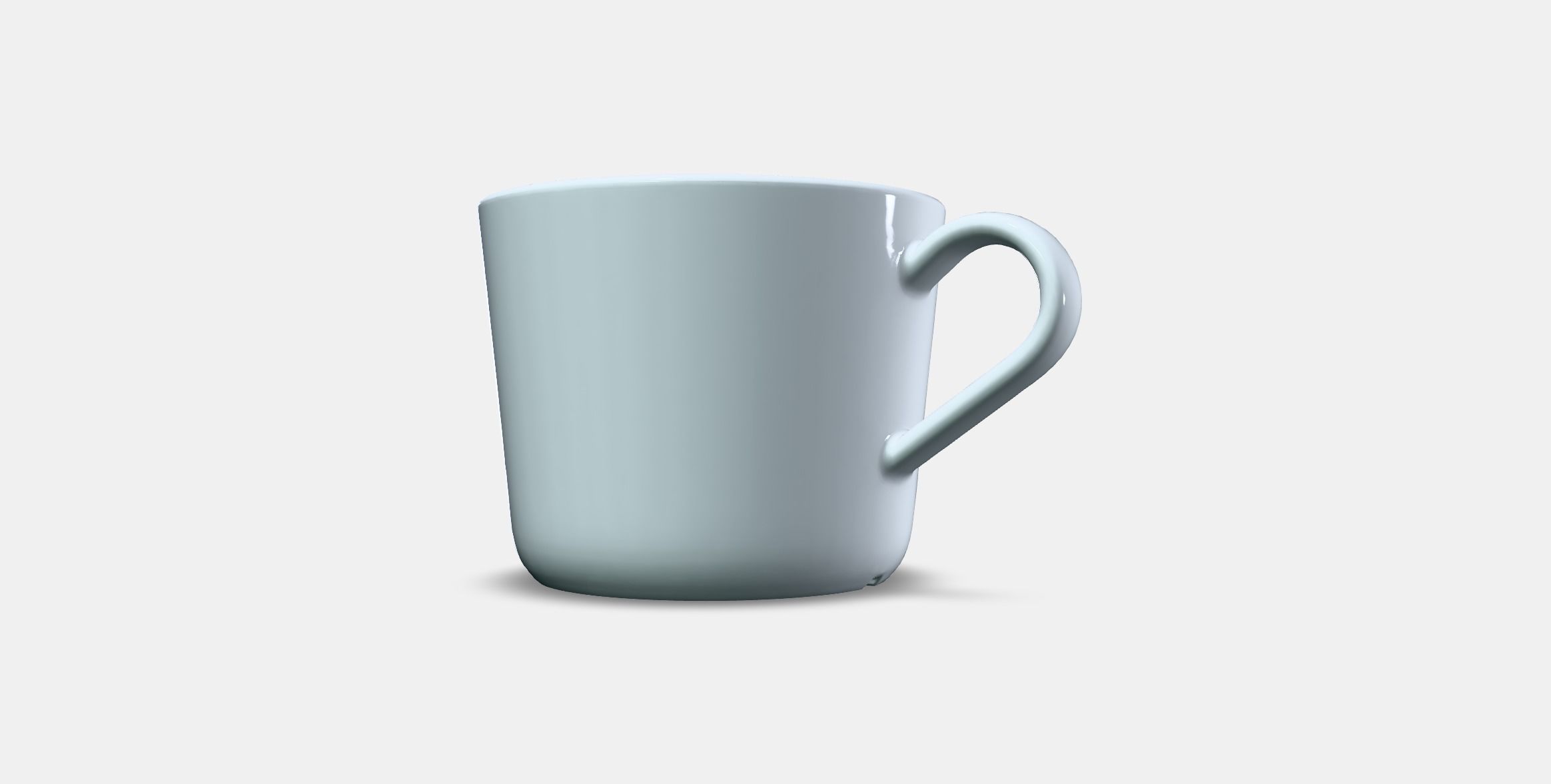 IKEA 365 Mug Low-poly 3D model_11