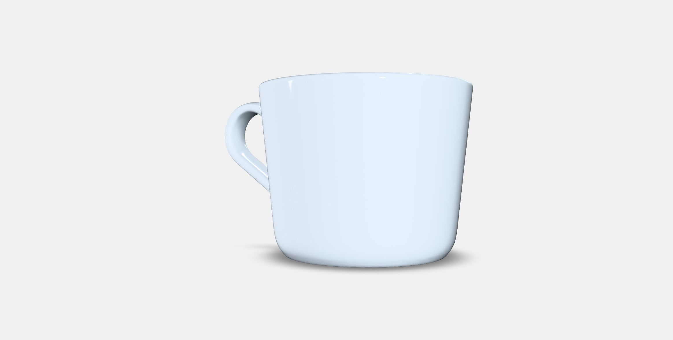IKEA 365 Mug Low-poly 3D model_7