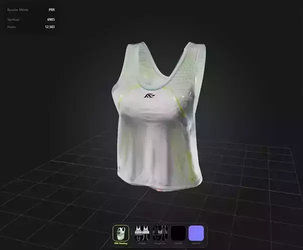 Fitness Top PBR 4k