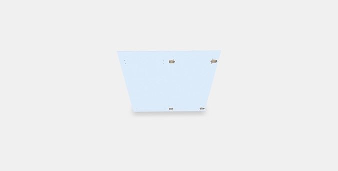 VOXTORP 2-p door f corner base cabinet set Low-poly 3D model