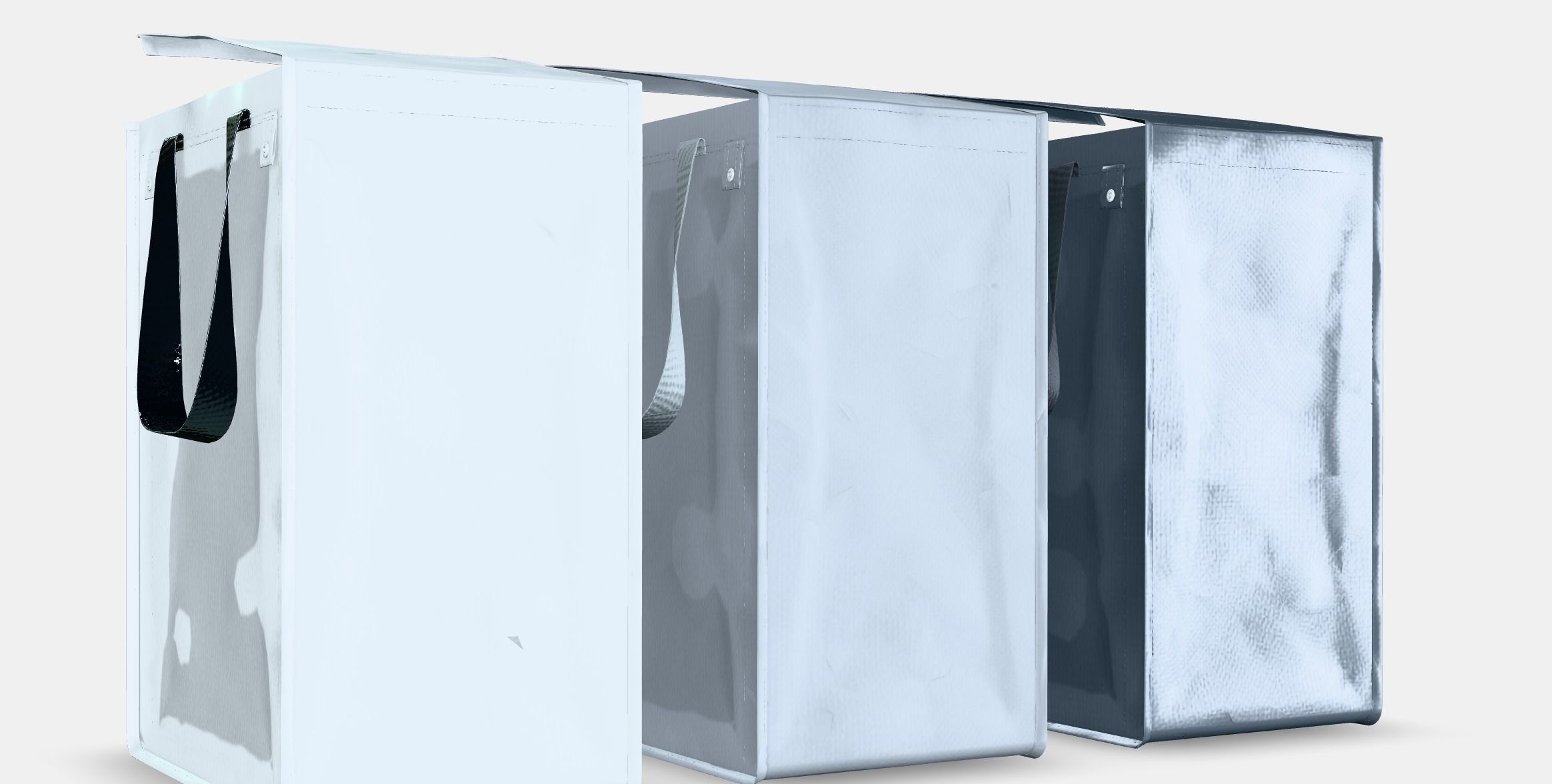 DIMPA Waste sorting bag Low-poly 3D model_5