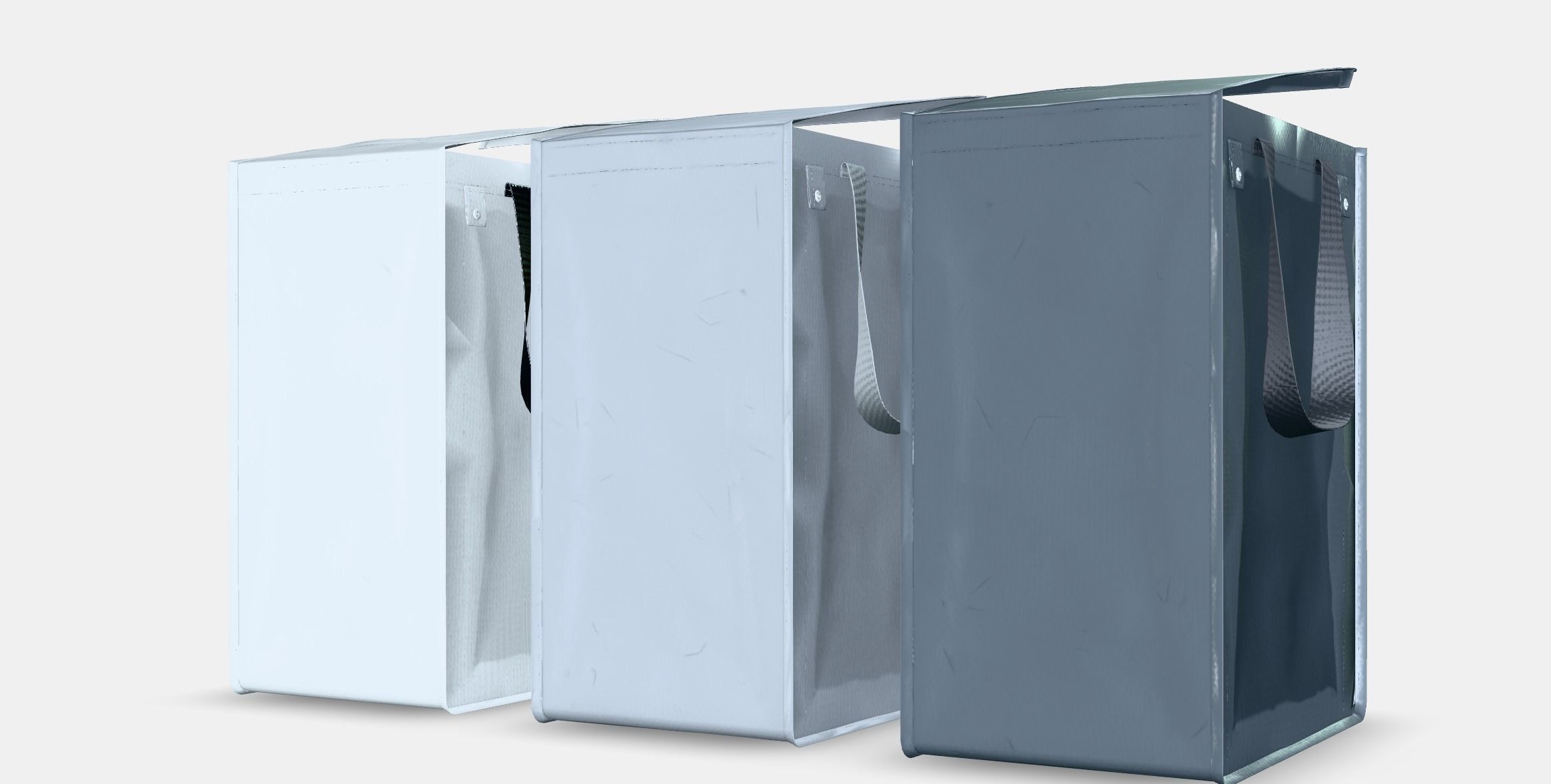 DIMPA Waste sorting bag Low-poly 3D model_3