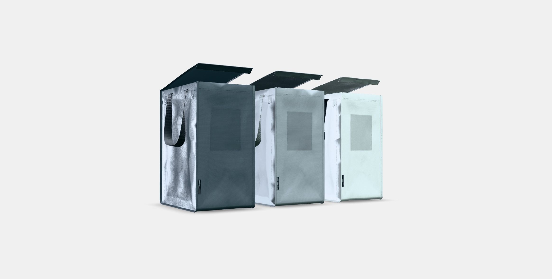 DIMPA Waste sorting bag Low-poly 3D model_2