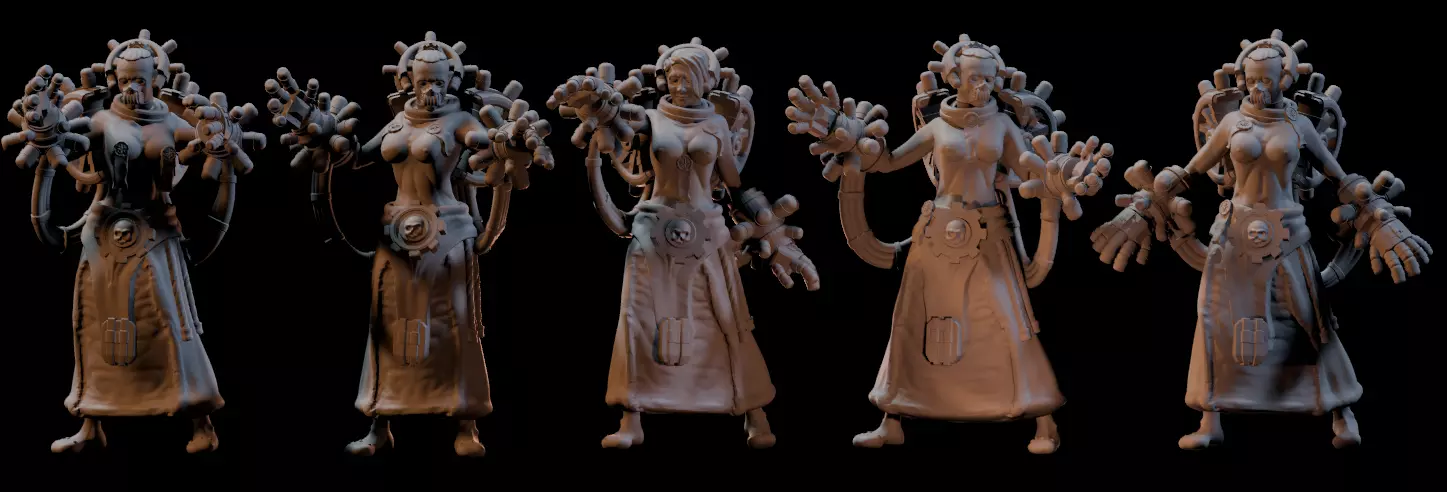 FARADAY PRIESTS - BY CIZJUT 3D print model