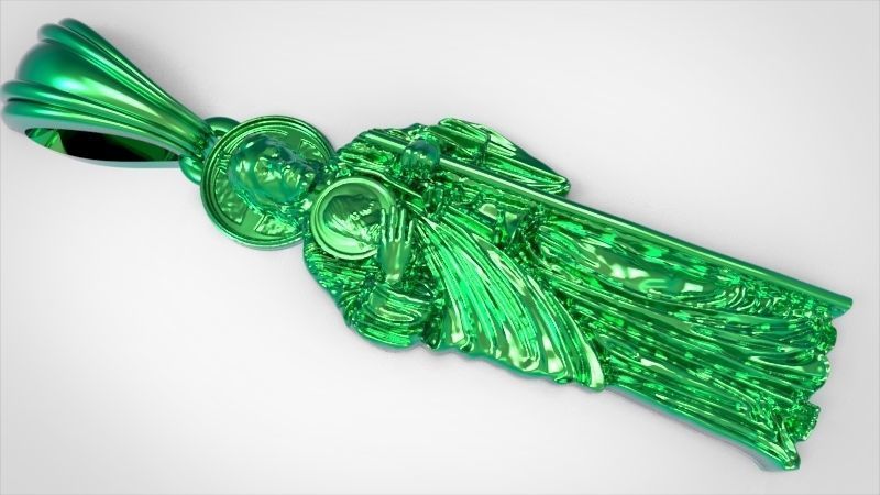 Saint Jude Thaddeus Pendant Necklace Charm Bracelet Jewelry 3D print model_8