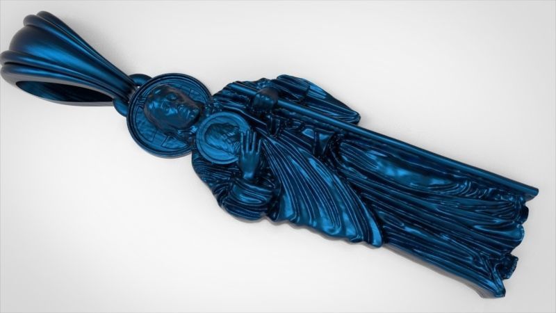 Saint Jude Thaddeus Pendant Necklace Charm Bracelet Jewelry 3D print model_9