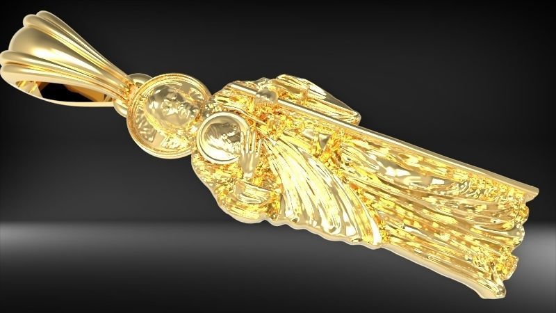 Saint Jude Thaddeus Pendant Necklace Charm Bracelet Jewelry 3D print model_18