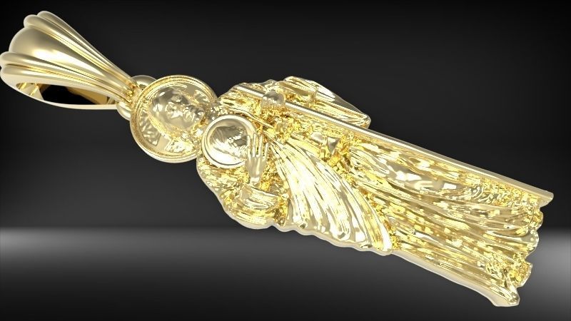 Saint Jude Thaddeus Pendant Necklace Charm Bracelet Jewelry 3D print model_19