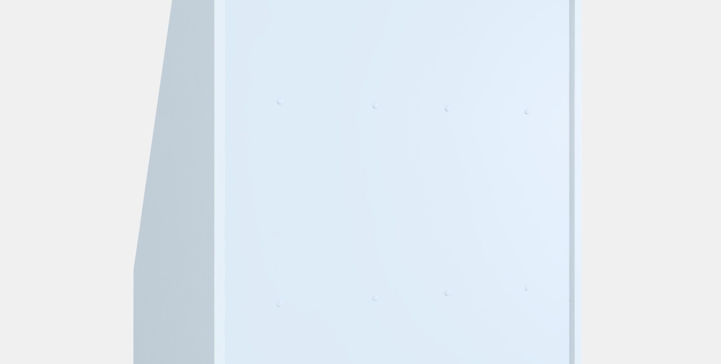 BERGIG bookcase with storage Low-poly 3D model_3