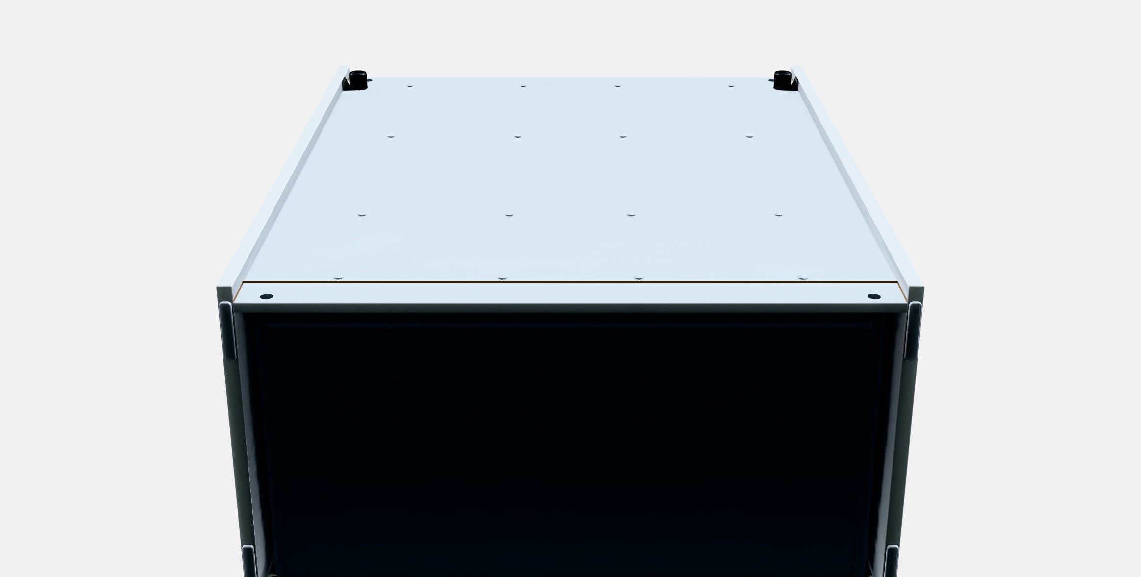 BERGIG bookcase with storage Low-poly 3D model_8