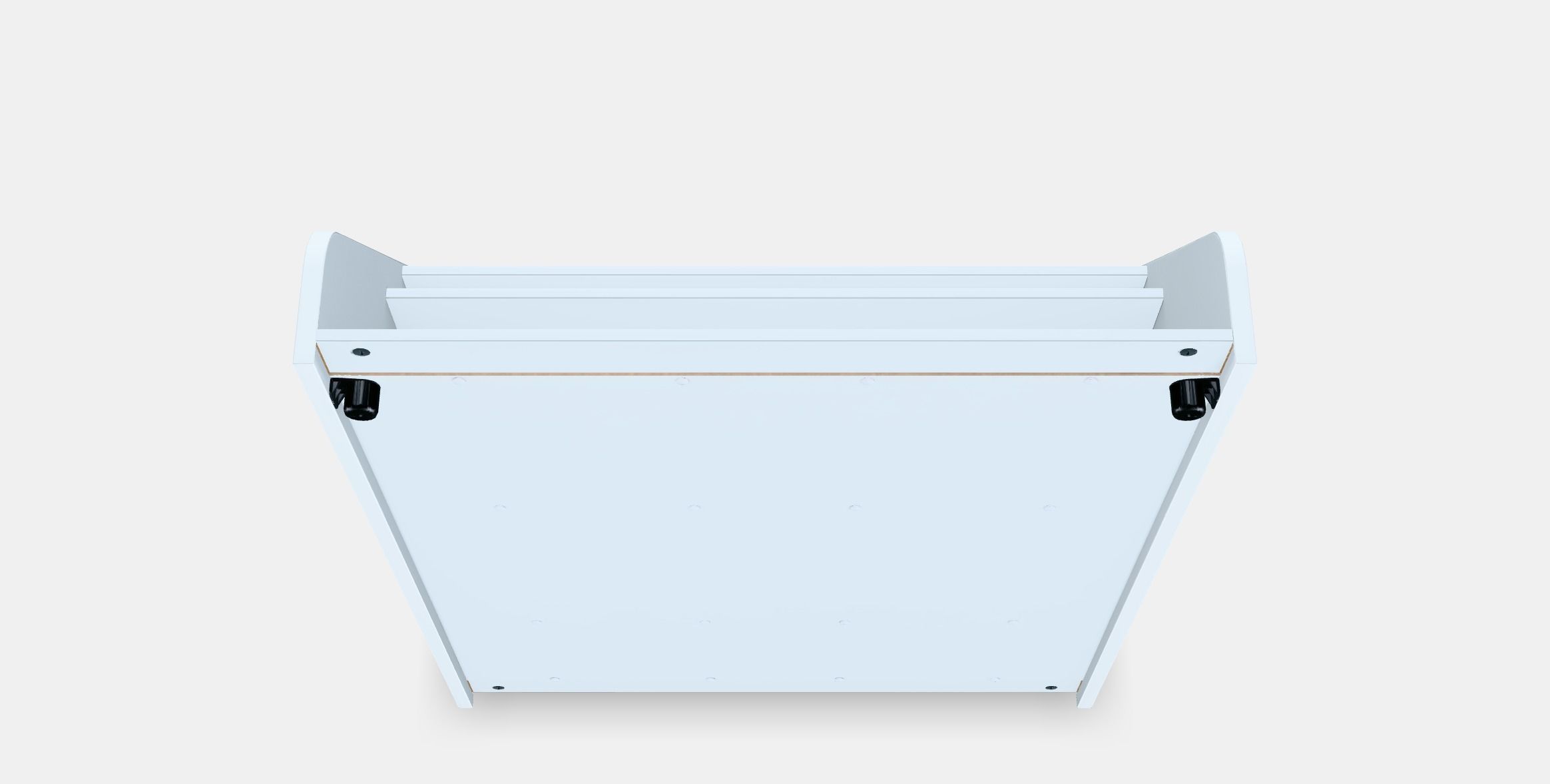 BERGIG bookcase with storage Low-poly 3D model_5