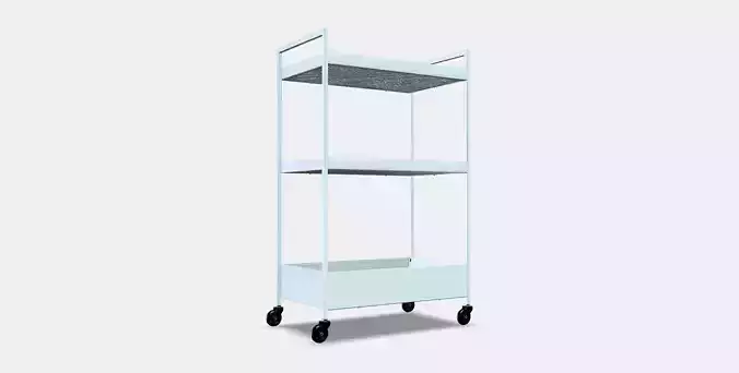 NISSAFORS serving trolley 1 Low-poly 3D model