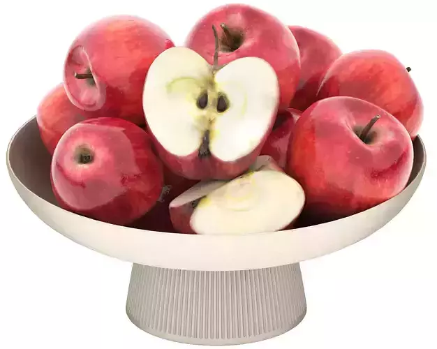 white bowl of apples
