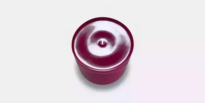STORTSKON scented candle in a jar Low-poly 3D model
