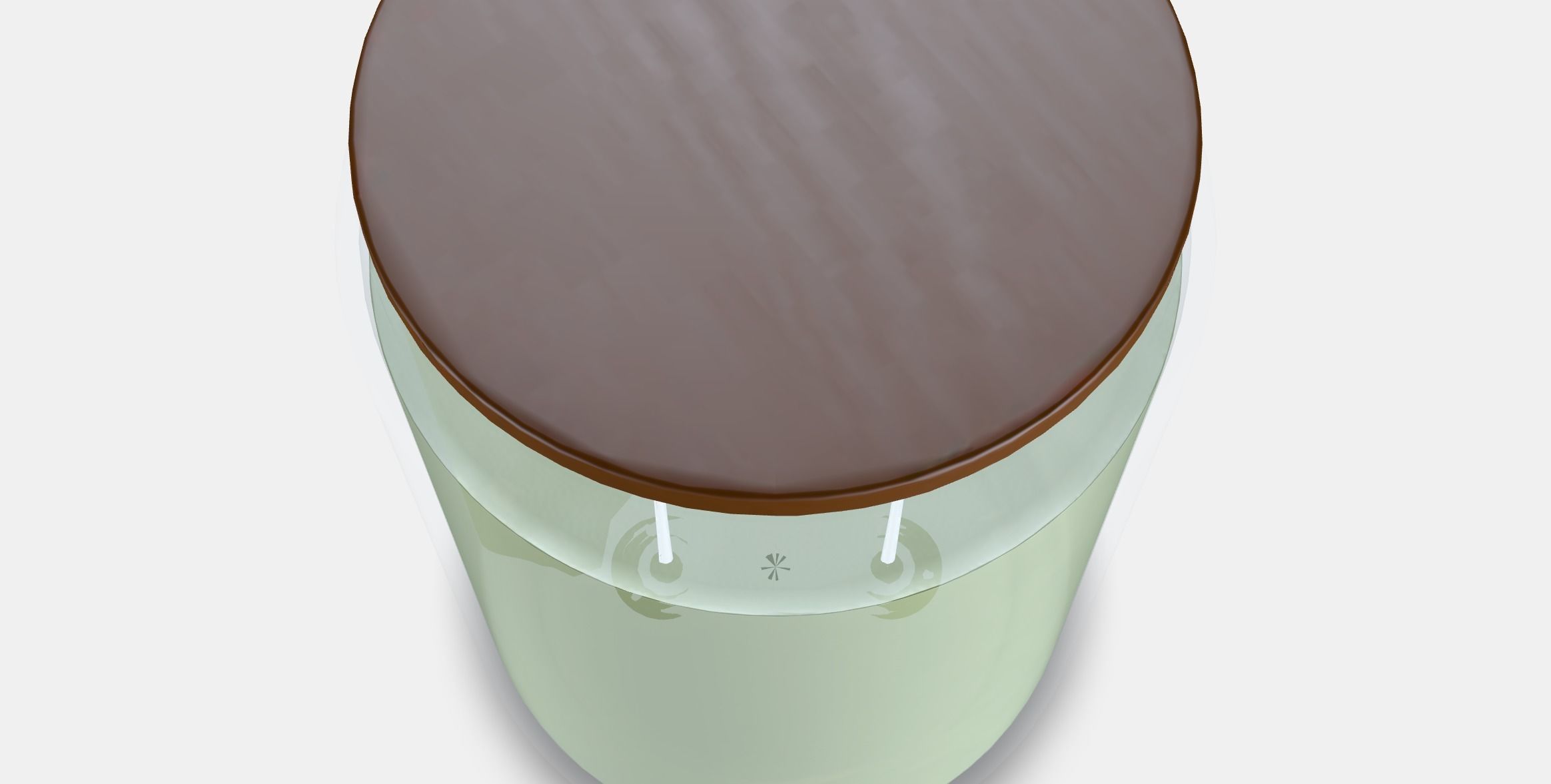 JAMTSKOGEN scented candle in a jar 2 wick lids Low-poly 3D model_4