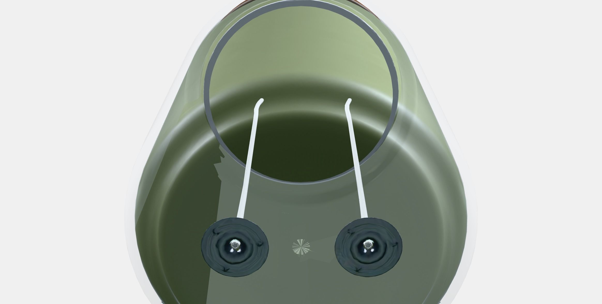 JAMTSKOGEN scented candle in a jar 2 wick lids Low-poly 3D model_8