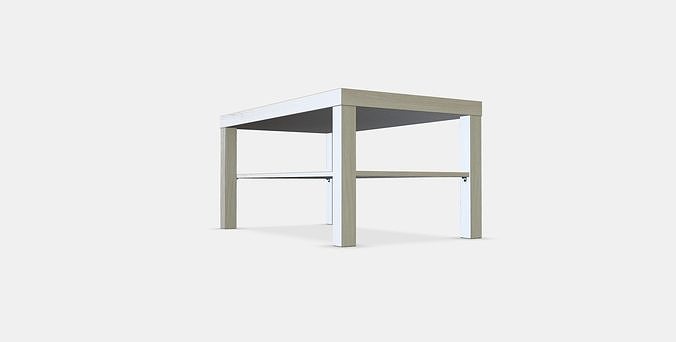 LACK coffee table Low-poly 3D model