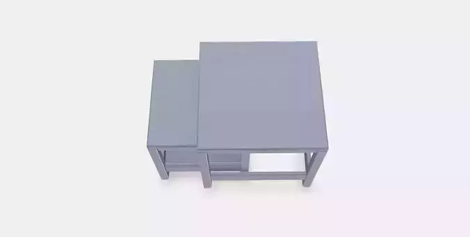 HAVSTA nesting tables 2 pcs Low-poly 3D model