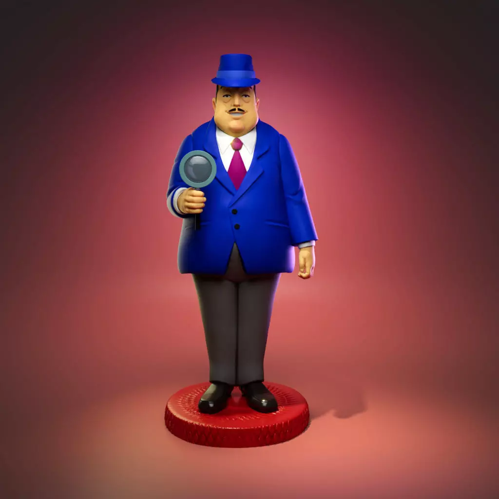 Mr Charlie Chan 3D print model_0