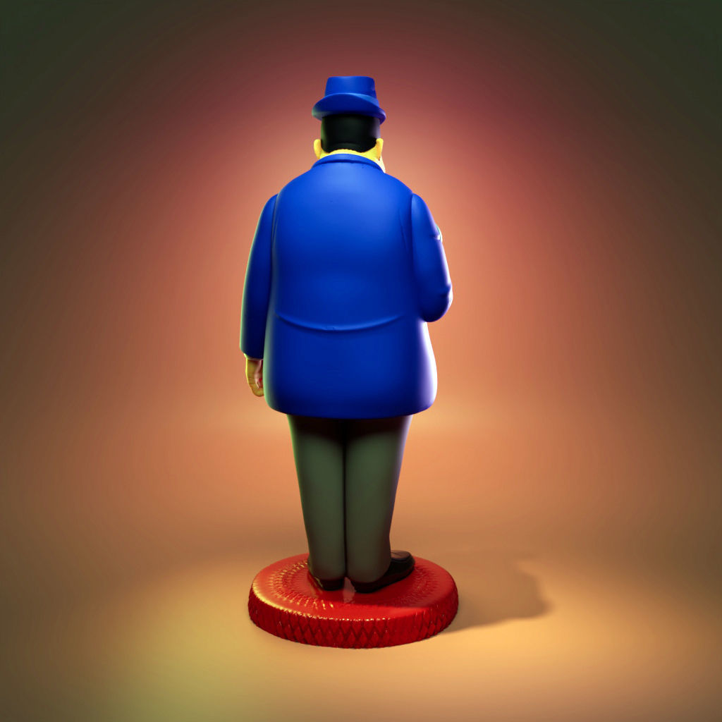 Mr Charlie Chan 3D print model_3