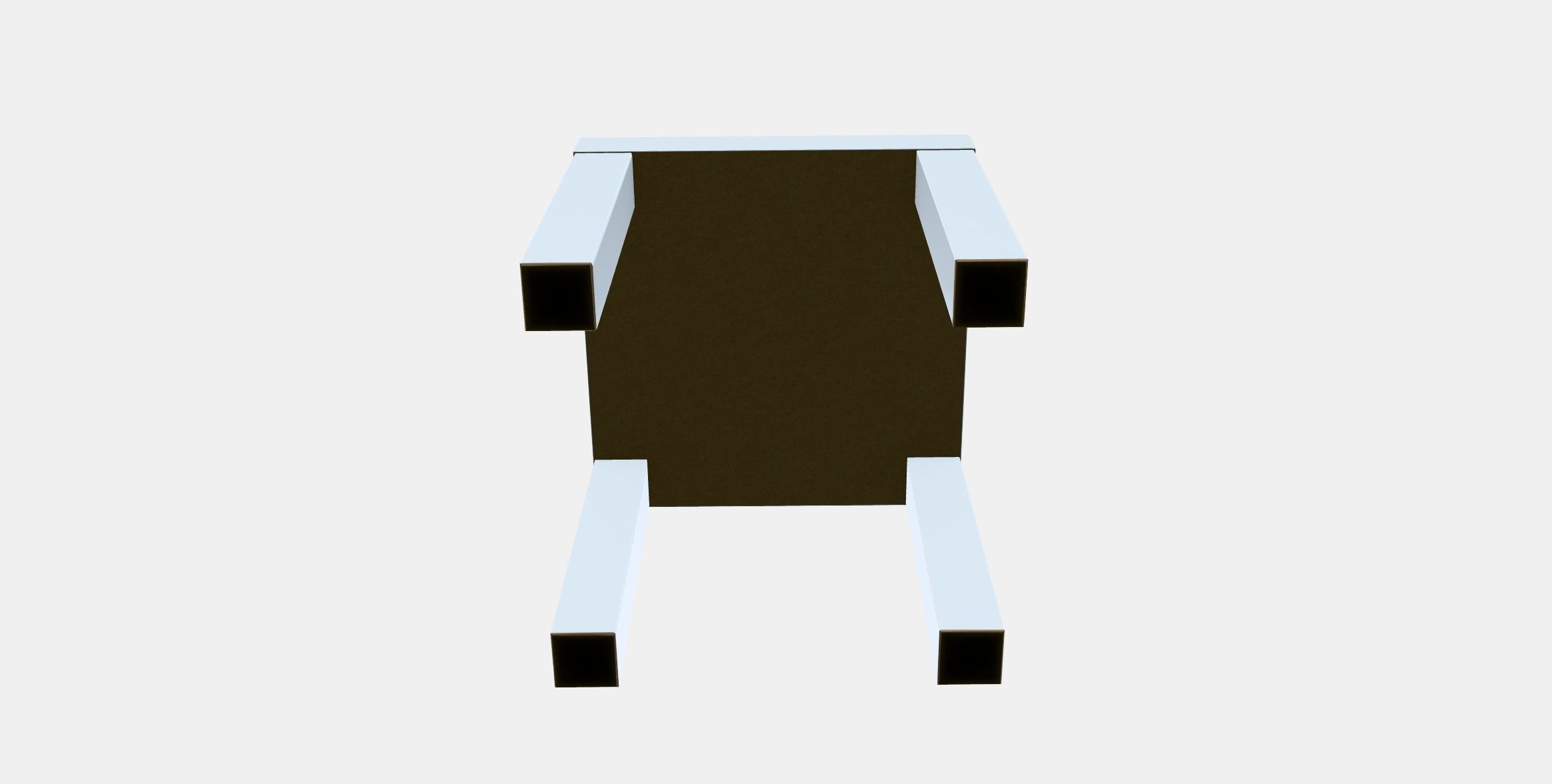 LACK side table Low-poly 3D model_7